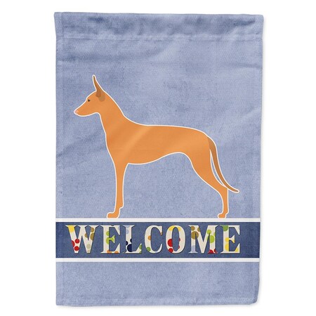 Carolines Treasures Pharaoh Hound Welcome Flag Canvas House Size BB5492CHF